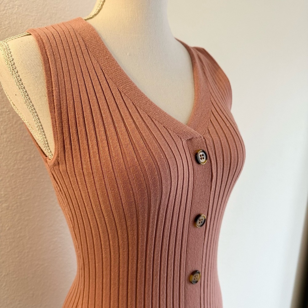 Midi knit dress